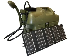 Holdcarp Rechargeable Camping Shower Set + 10W Solar