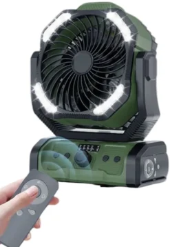 Holdcarp Rechargeable DoubleMotor Fan (Incl. Afstandsbediening)