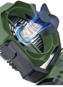 Holdcarp Rechargeable DoubleMotor Fan (Incl. Afstandsbediening)