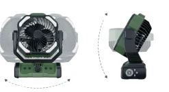 Holdcarp Rechargeable DoubleMotor Fan (Incl. Afstandsbediening)