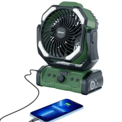 Holdcarp Rechargeable DoubleMotor Fan (Incl. Afstandsbediening)