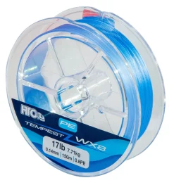 HTO Tempest WX8 Braid Blue Gevlochten Lijn (150m)