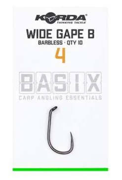 Korda Basix Wide Gape Barbless