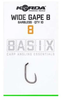 Korda Basix Wide Gape Barbless