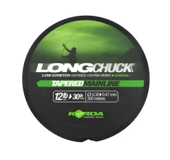 Korda LongChuck Tapered Mainline Green Nylon 300m