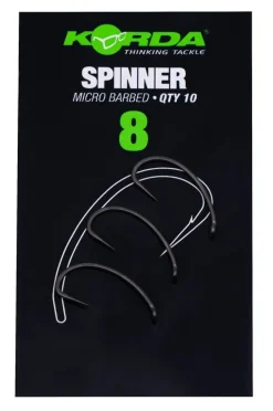 Korda Spinner Weerhaakloos Karper Haken (10 stuks)