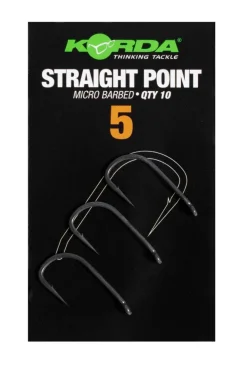 Korda Straight Point Barbed Karperhaken (10 Stuks)