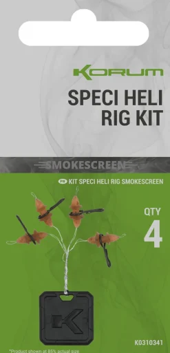 Korum Smokescreen Speci Heli Rig Kit (4 Stuks)
