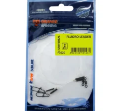 Life Orange Fluoro Leader, 2 stuks!