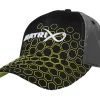 Matrix Hex Print Baseball Cap Black Vispet