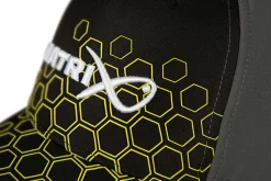 Matrix Hex Print Baseball Cap Black Vispet