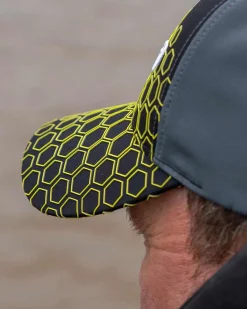 Matrix Hex Print Baseball Cap Black Vispet