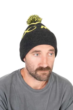 Matrix Lime & Grey Bobble Hat