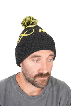 Matrix Lime & Grey Bobble Hat