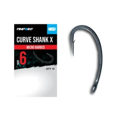 Nash Curve Shank X Karperhaken (10pcs)