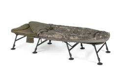 Nash Indulgence HD40 Sleep System 8 Legs Camo Emperor Stretcher (Incl. Dekbed)