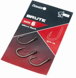 Nash Pinpoint Brute Karperhaak (10 Stuks)
