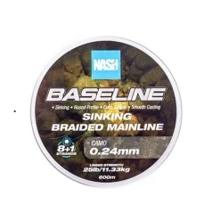 Nash TT Baseline Sinking Braid Camo Gevlochten Lijn (1200m)
