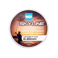 Nash TT Highline Mono Clear Nylon Lijn (1000m)