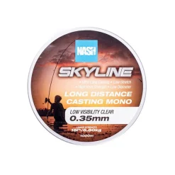 Nash TT Highline Mono Clear Nylon Lijn (1000m)