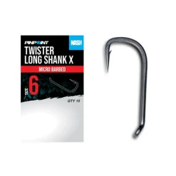 Nash Twister Long Shank X Karperhaken (10pcs)