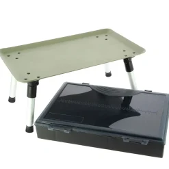 NGT Box Case System met tacklebox en ingebouwde bivvytafel