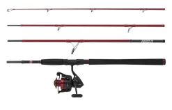 Penn Fierce IV Travel Combo Zeevis Spinhengel (4-delig)