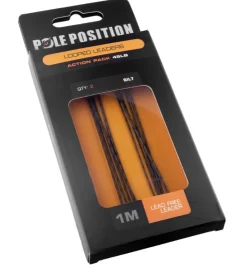 Pole Position Unleaded Looped Karper Leader 100cm (45lb) (2pcs)