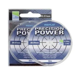 Preston Reflo Precision Power Nylon 50m Witvis Onderlijnmateriaal