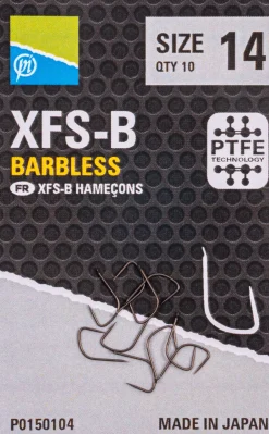 Preston XFS-B Witvis Haken (Weerhaakloos) (10pcs)
