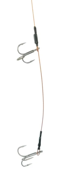 Rozemeijer Deadbait Leaders 2x Treble 50cm 30lb (2 Stuks)