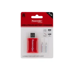 Rozemeijer USB Lithium Battery Charger Incl. 2x LIR425 Dobber Battery