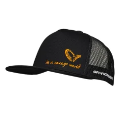 Savage Gear All Black Cap Onesize Black Caviar Pet