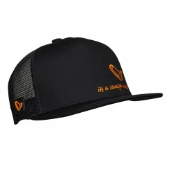 Savage Gear All Black Cap Onesize Black Caviar Pet