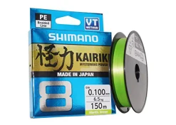 Shimano Kairiki 8 Braid 150m, Mantis Green