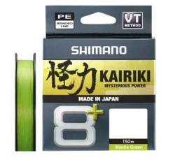 Shimano Kairiki 8+ M. Green Gevlochten Lijn 150m