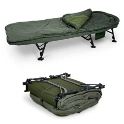 Sonik Bank-Tek 5 Season Sleep System Wide Bedchair (Incl. Slaapzak)