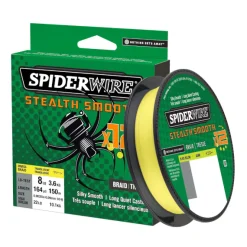 Spiderwire Stealth Smooth 12 Braid Hi-Vis Yellow 150m
