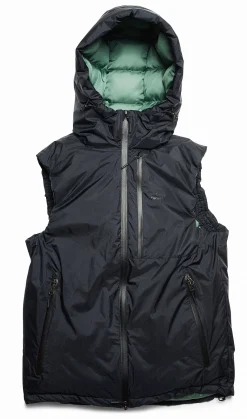 Spro Aurora Down Vest Black Moss Green