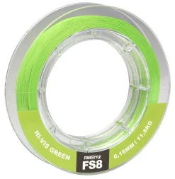 Spro Freestyle FS8 Braid Hi-Vis Chartreuse Gevlochten Lijn (125m)