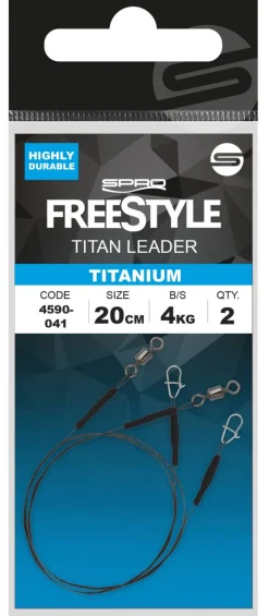Spro Freestyle Titan Titanium Leader 0,30mm/8kg