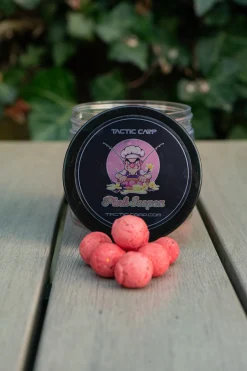 Tactic Carp Boosted Hard Hookbaits Pink Scopex 12/15mm