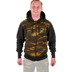 Tactic Carp Hoody Camo with Zip