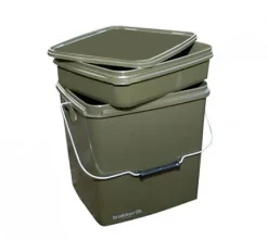 Trakker Olive Square Container 13L met Tray
