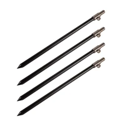 Ultimate Black Aluminium Bankstick Set (4 Stuks)