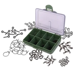 Ultimate Carp-Kit 80-delig met Rig Rings, Wartels, Maggot Clips en meer!
