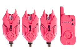 Ultimate E-Tension Pink Bite Alarm Set 3+1