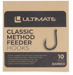 Ultimate Method Feeder Hooks Wide Gape (10 Stuks)