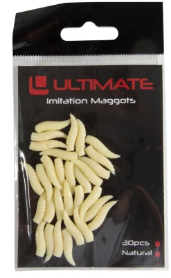 Ultimate Natural Imitation Maggots 15mm (30 Stuks)