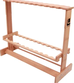 Ultimate 24-Rod Rack Wood